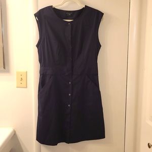 NEW Theory navy shirt dress